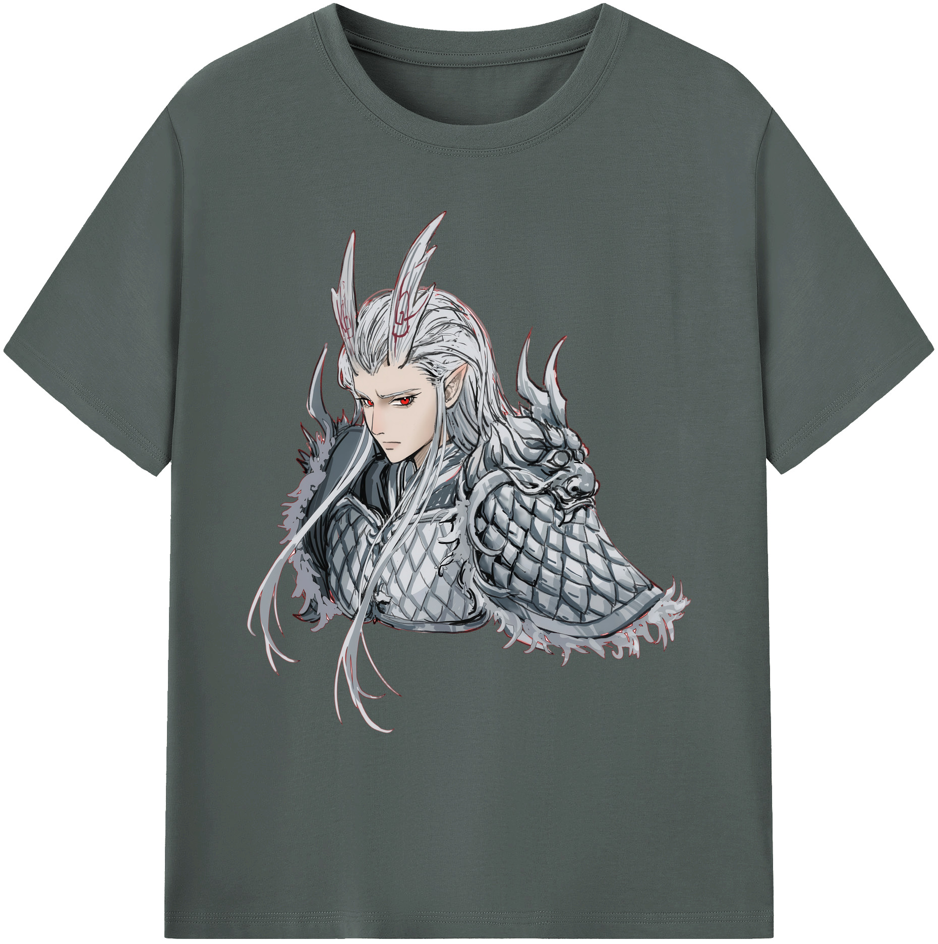 （画像用） Ne Zha 2 ナタ 魔童の大暴れ 綿100％ メンズ半袖Tシャツ｜肌触りやわらか＆通気性